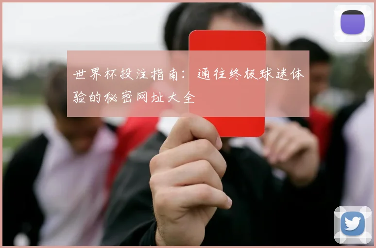 世界杯投注指南：通往终极球迷体验的秘密网址大全